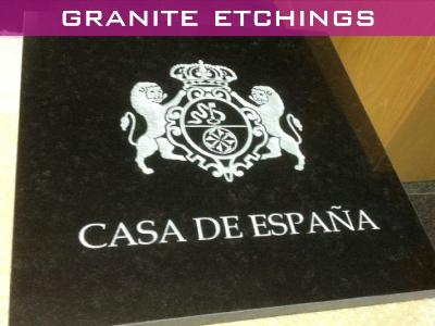 Granite Etchings